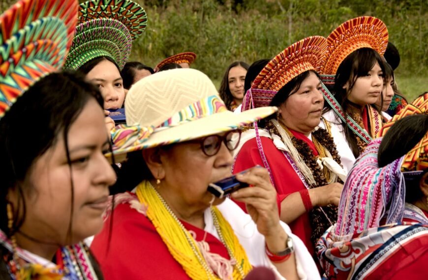 Mujeres kamëntšá defienden el Amazonas de la fiebre del cobre