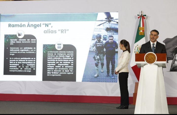 La DEA felicita a la SSPC y al Ejército por la captura de «R1»